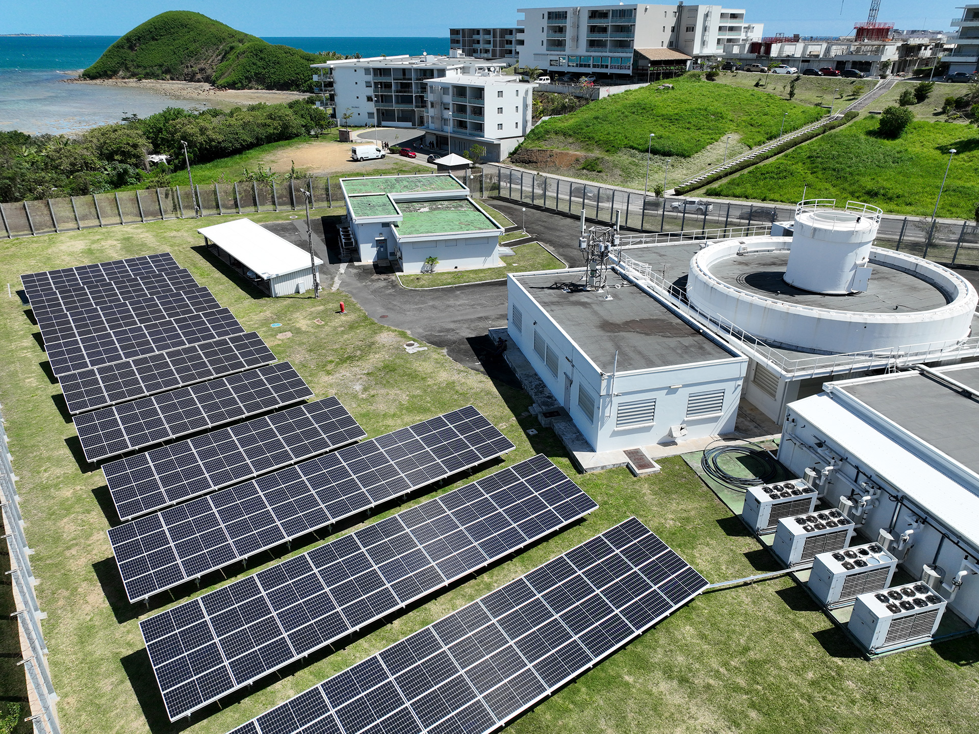 Centrale photovoltaïque de l'OPT à Nouville