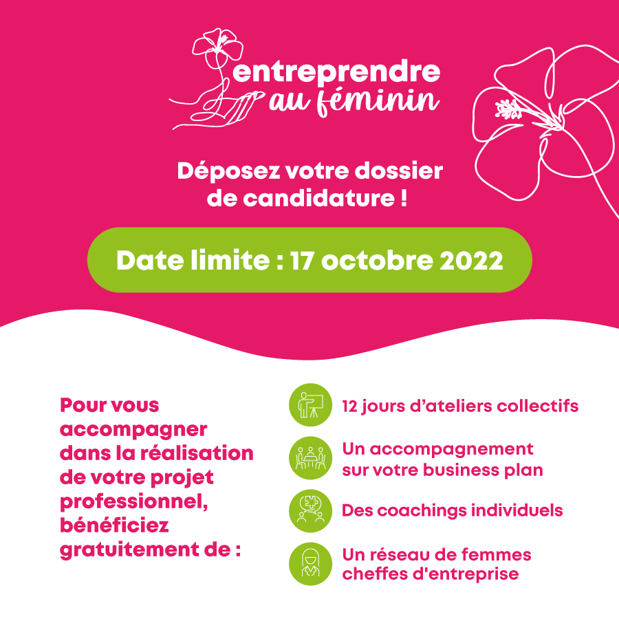 Programme d'entreprendre au féminin 2022